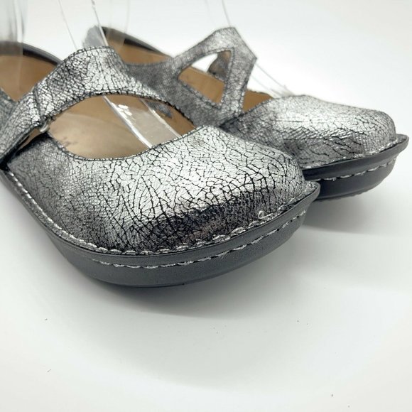 Alegria | Shoes | Alegria 36 Shoes Mary Janes Silver | Poshmark